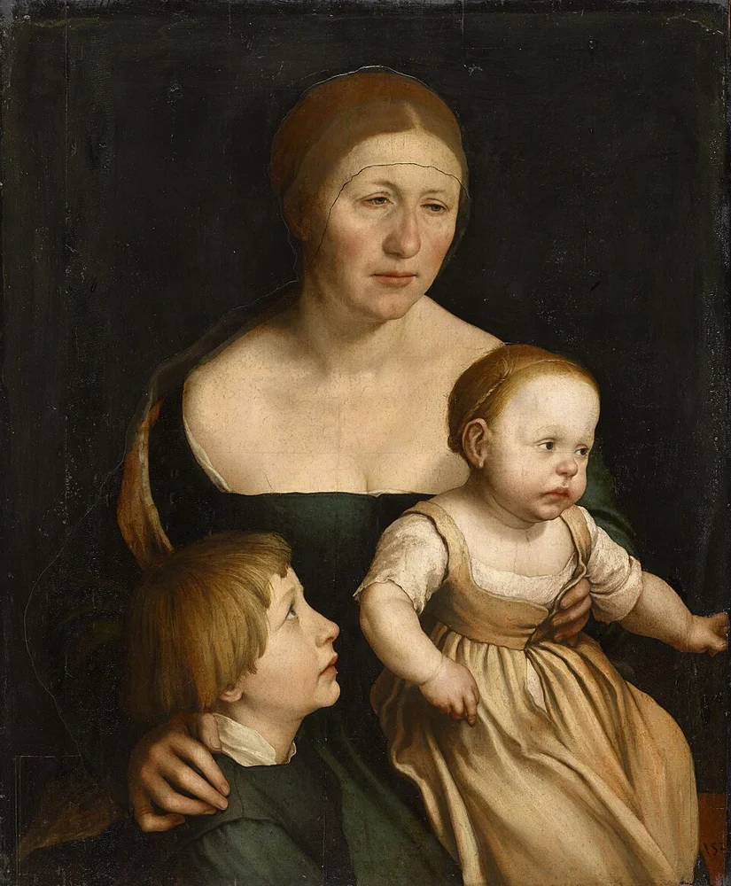 Portrait of the Artist’s Family, by Hans Holbein the Younger